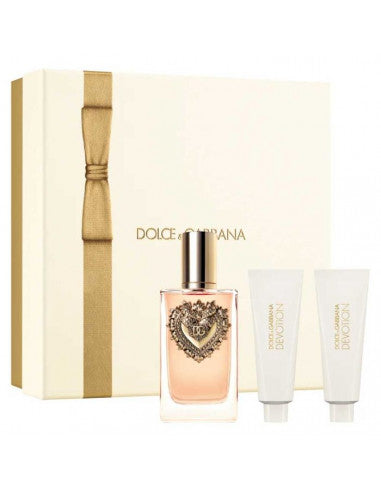 Dolce & Gabbana SET Devotion EDP 100 ML + SG 50 ML + Body Lotion 50 ML Mujer