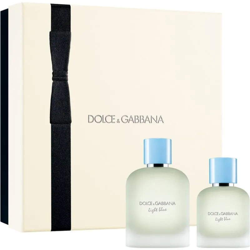Set Perfume Dolce Gabbana Light Blue POUR HOMME EDT 100 ML + 50 ML