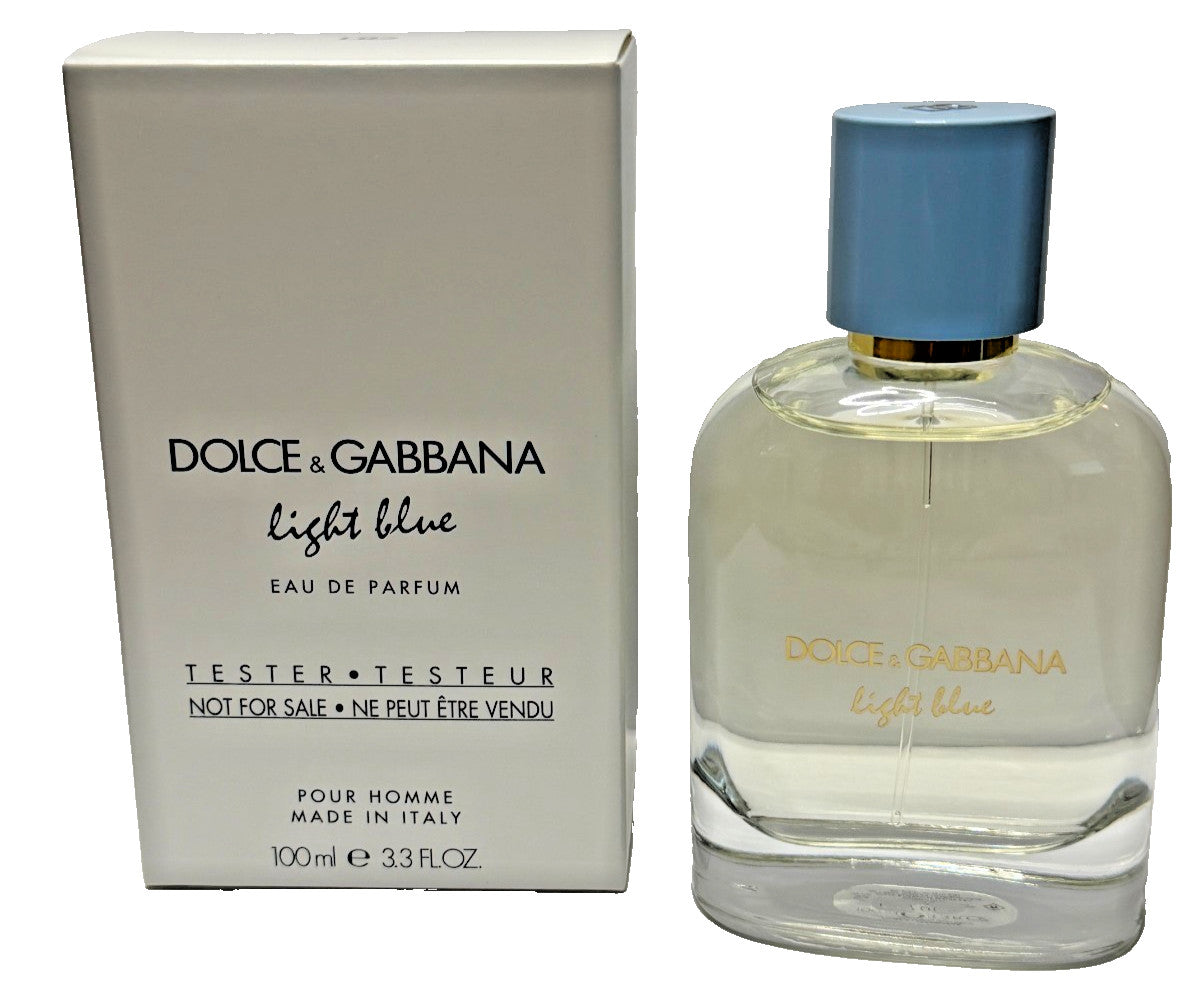 Tester Dolce & Gabbana Light Blue ''pour Homme'' EAU DE PARFUM 100ML Tester