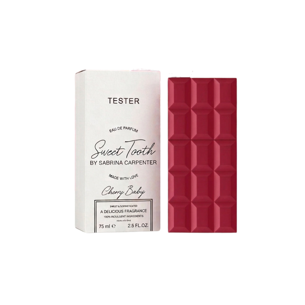 Tester Sabrina Carpenter ''sweet Caramel Cherry Baby'' EDP 75 ML Perfume