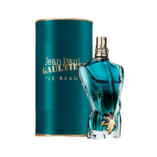 "Jean Paul Gaultier Le Beau 125 ml Edt – Perfume masculino fresco y amaderado, ideal para seducir con elegancia."