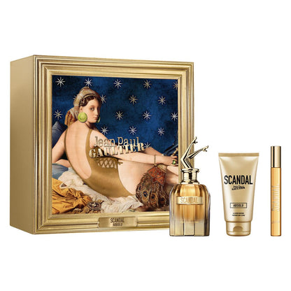 "Set Scandal Absolu Jean Paul Gaultier – Perfume y body lotion de alta intensidad para mujer."