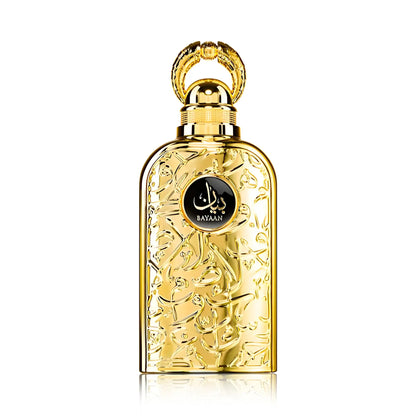 "Lattafa Bayaan 100 ml Edp – Perfume unisex elegante y envolvente."