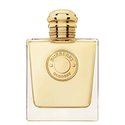 "Burberry Goddess 100 ml – Perfume femenino dulce y avainillado con un toque aromático."