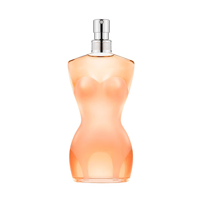 "Perfume Jean Paul Gaultier Classique Femme 80 ml Edp – Sensual y floral para mujer, una fragancia única."