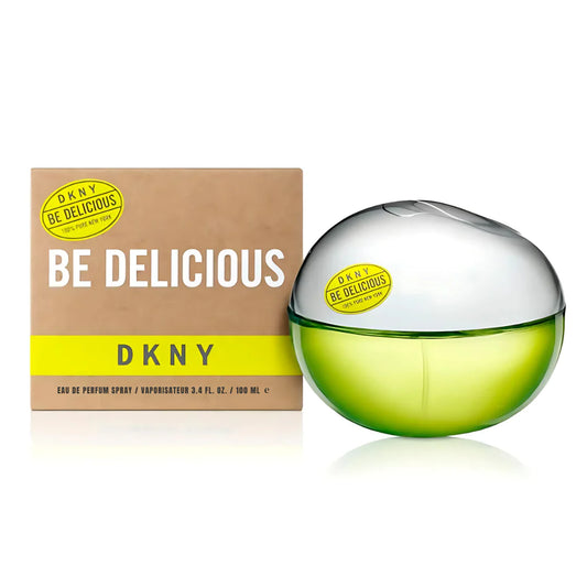 "Perfume DKNY Be Delicious Manzana 100 ml EdP, fragancia floral afrutada con manzana verde, magnolia y maderas blancas – Fragantik"