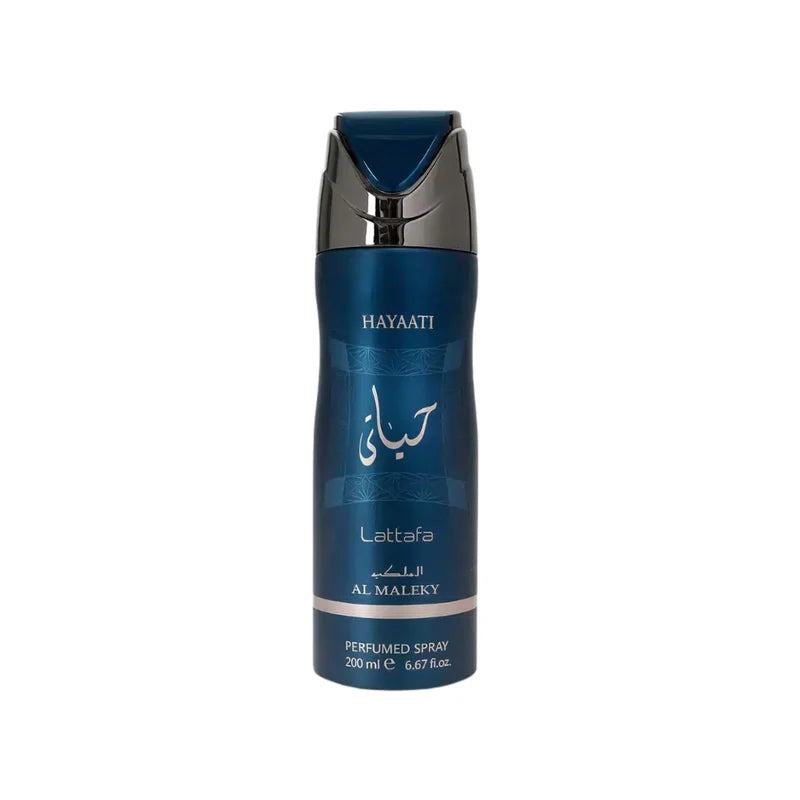 Desodorante Lattafa Hayaati Al Maleky 200 ml – aroma oriental masculino