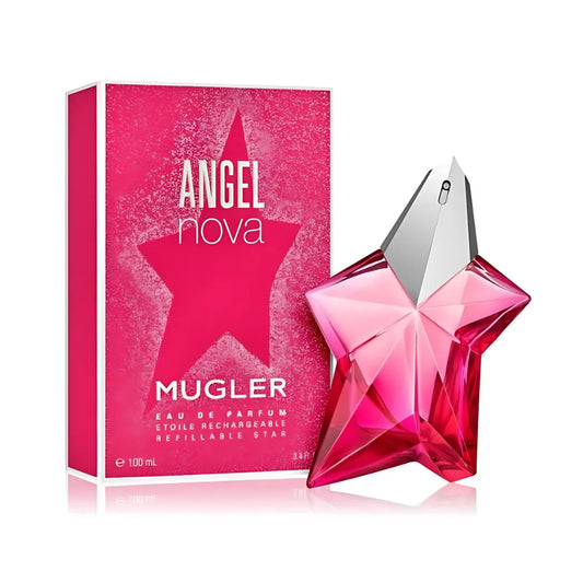 "Mugler Angel Nova 100 ml – Perfume femenino afrutado y floral con fondo amaderado."