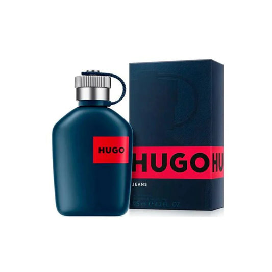 "Perfume Hugo Boss Jeans 125 ml Edt para Hombre – Fragancia fresca y juvenil para un estilo desenfadado."