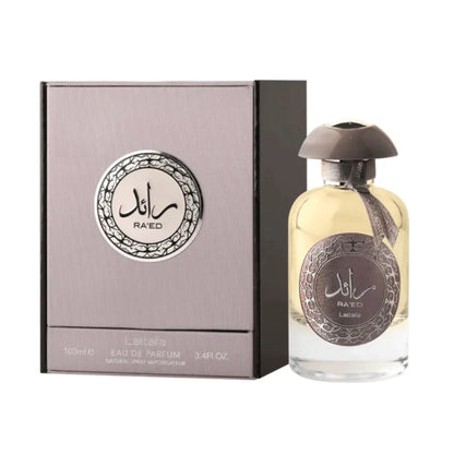 "Lattafa Raed Silver 100 ml Edp – Perfume masculino fresco y elegante."