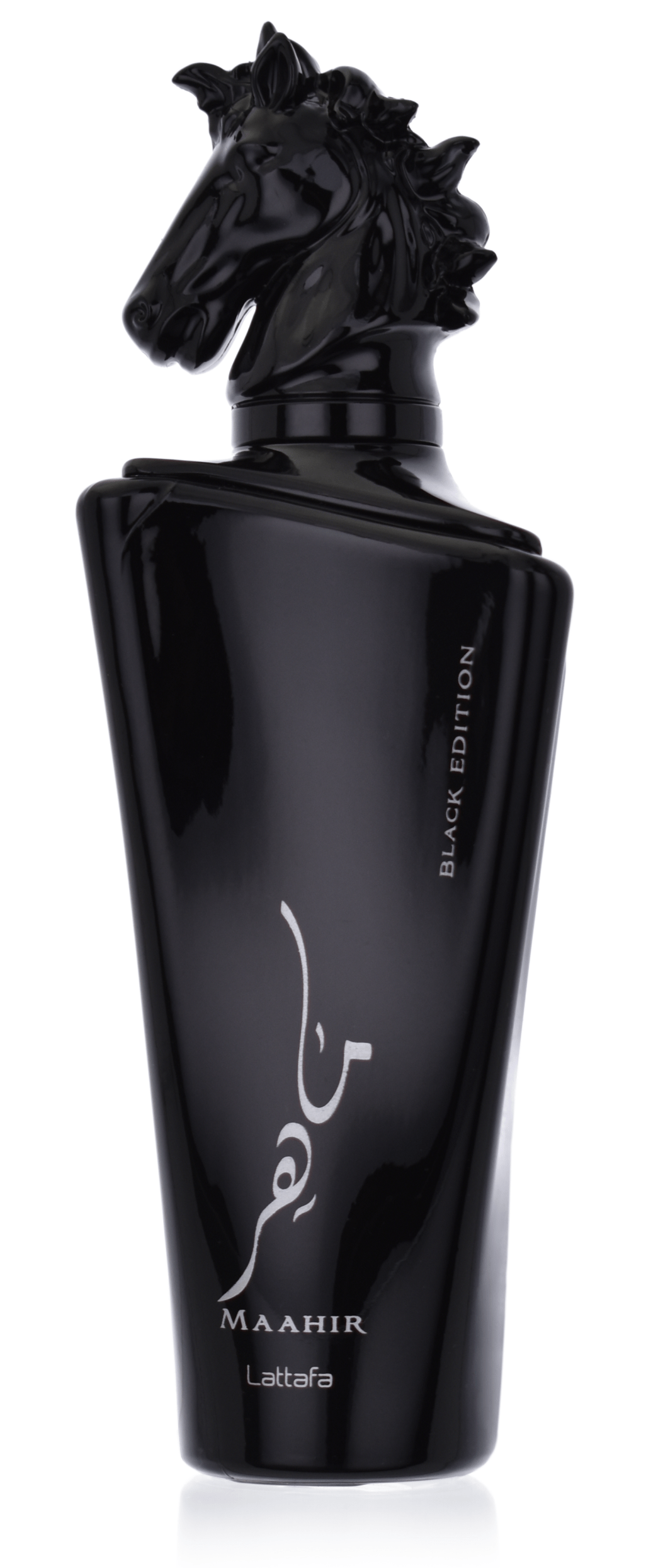"Lattafa Maahir Black Edition 100 ml Edp – Perfume masculino sofisticado y potente."