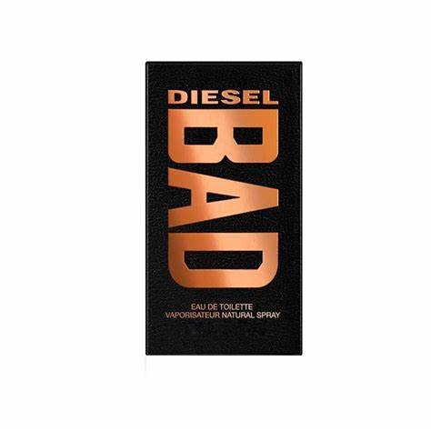 "Perfume Diesel Bad EDT 100 ml para hombre, fragancia amaderada especiada con limón, canela, ámbar y tabaco – Fragantik"