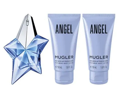 Set Mugler Angel 25 ml EDP + 2 Shower Gel 50 ml – Perfume mujer dulce 