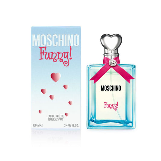 "Moschino Funny! – Perfume femenino fresco y chispeante con toques florales y cítricos."