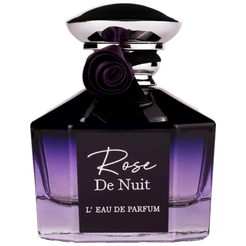 "Pendora Scents Rose Nuit – Perfume floral y misterioso."