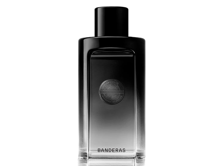 Perfume masculino The Icon Eau de Parfum 100 ml Antonio Banderas – fragancia elegante y seductora con notas de cuero, lavanda y toronja.