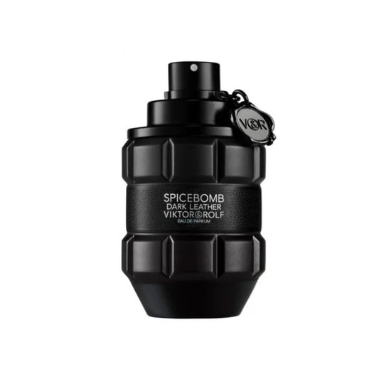 "Viktor & Rolf Dark Leather Parfum – Perfume masculino con notas de cuero y especias."