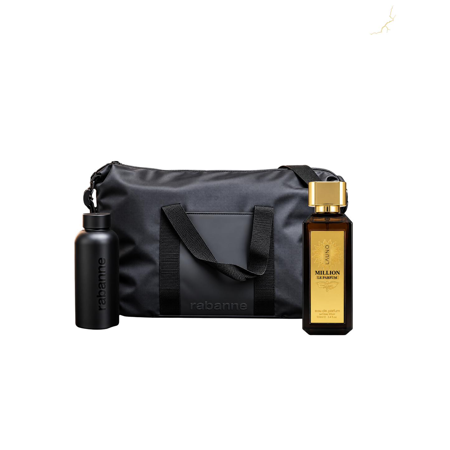 Pack Día del padre La Uno Million + Bolso de viaje Rabanne + Botella Rabanne + Decant de regalo