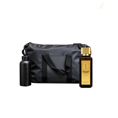 Pack Día del padre La Uno Million + Bolso de viaje Rabanne + Botella Rabanne + Decant de regalo