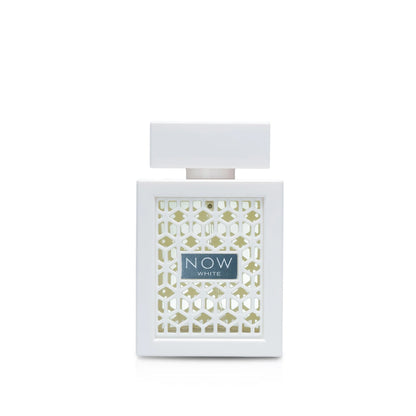 "Lattafa Rave Now White 100 ml Edp – Perfume unisex amaderado especiado, fresco y sofisticado."