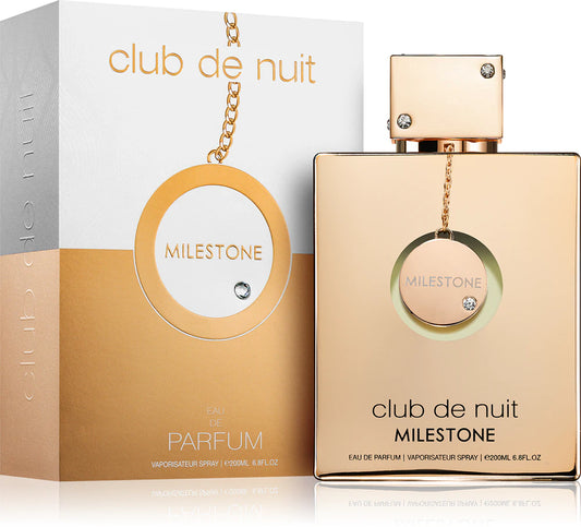 "Perfume Armaf Club de Nuit Milestone 105 ml EdP unisex, fragancia amaderada acuática con bergamota, sándalo y almizcle – Fragantik"