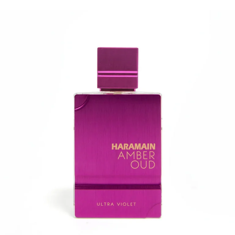 "Perfume Al Haramain Ultra Violet 60 ml – Aroma floral frutal femenino."
