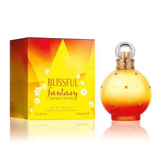"Perfume Britney Spears Blissful Fantasy 100 ml EdT para mujer, fragancia floral frutal con melón, jazmín y sándalo – Fragantik"