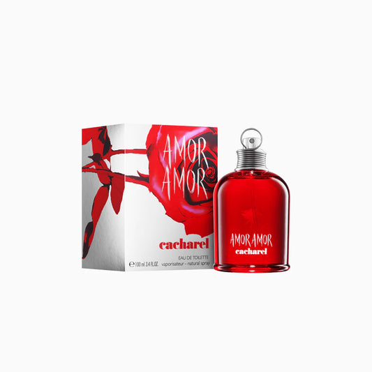 "Perfume Cacharel Amor Amor 100 ml EdT para mujer, fragancia floral frutal con grosella, jazmín y vainilla – Fragantik"