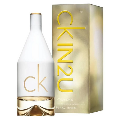 "Perfume Calvin Klein CK IN2U For Her 150 ml EdT para mujer, fragancia floral oriental con toronja, orquídea y vainilla – Fragantik"
