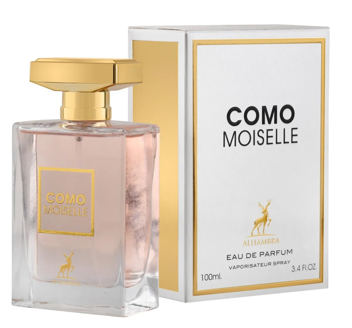 "Maison Alhambra Como Moiselle Edp – Perfume elegante y femenino para mujer."