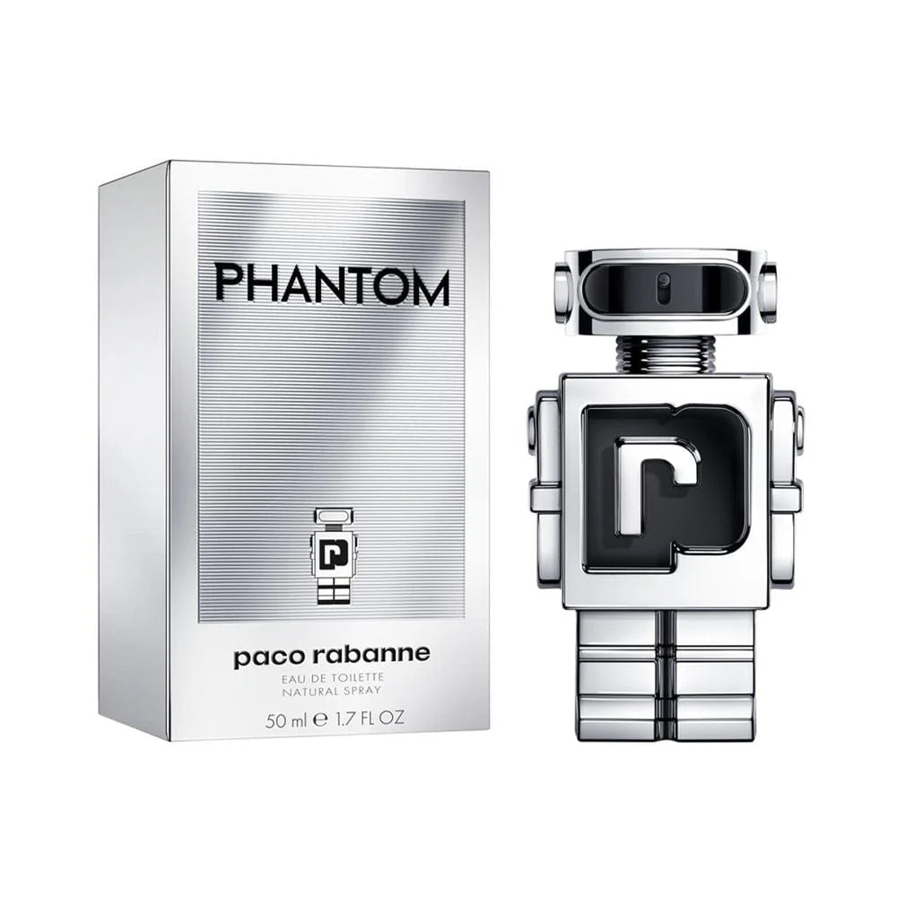 "Paco Rabanne Phantom – Perfume masculino futurista y magnético."