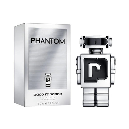 "Paco Rabanne Phantom – Perfume masculino futurista y magnético."