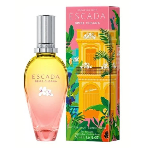 "Perfume Escada Brisa Cubana 50 ml Edt para mujer, fragancia floral frutal con mango, flor de tiaré y almizcle – Fragantik"