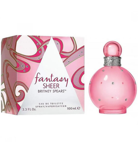 "Perfume Britney Spears Fantasy Sheer 100 ml EdT para mujer, fragancia floral frutal con lichi, peonía y almizcle – Fragantik"