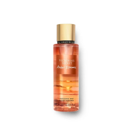 "Victoria's Secret Amber Romance – Body mist dulce y envolvente."