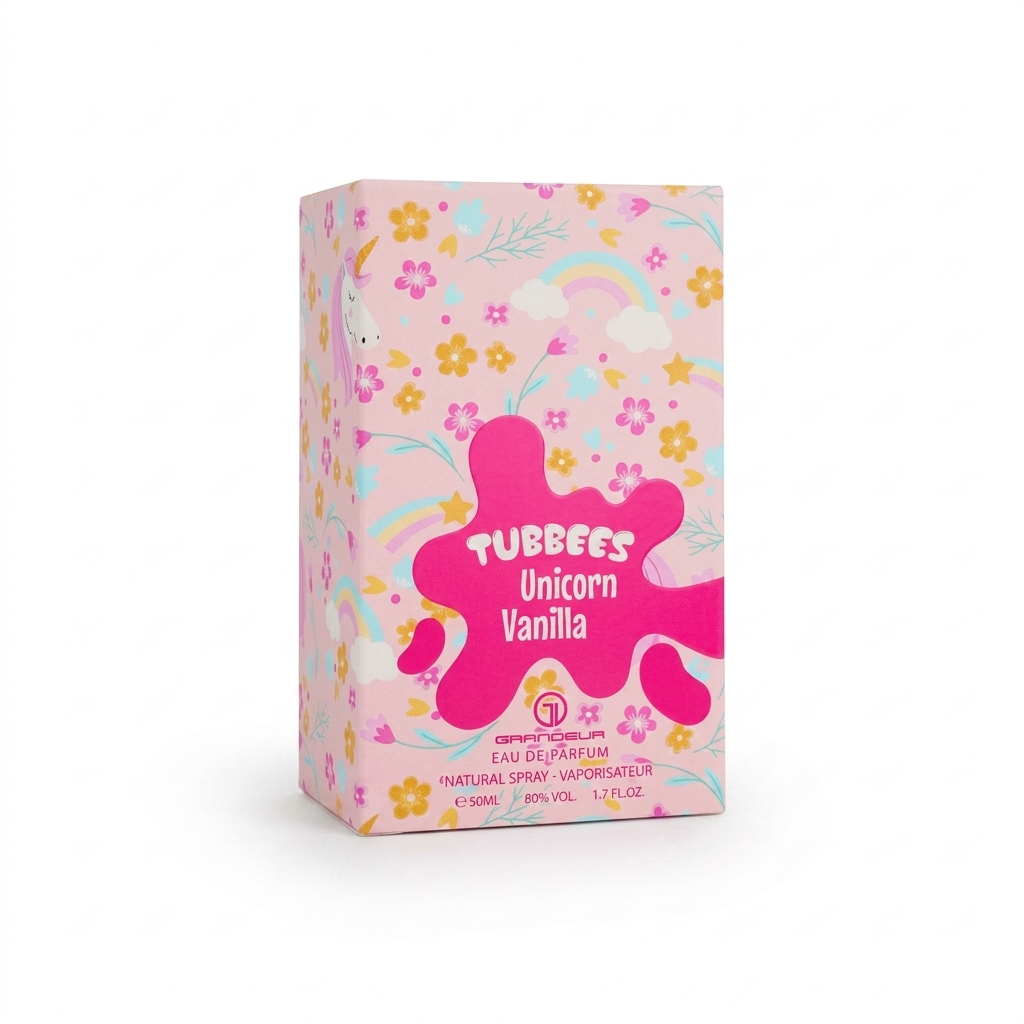 grandeur tubbees unicorn vanilla botella perfume
