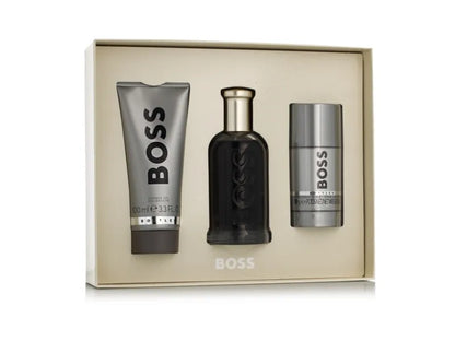 "Set Hugo Boss Bottled 100 ml + 75 ml – Perfume masculino elegante y atemporal."