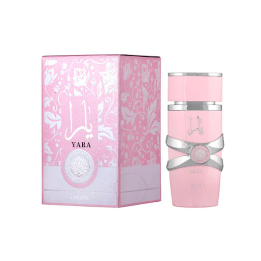 "Lattafa Yara 100 ml Edp – Perfume femenino floral y afrutado con toques orientales."