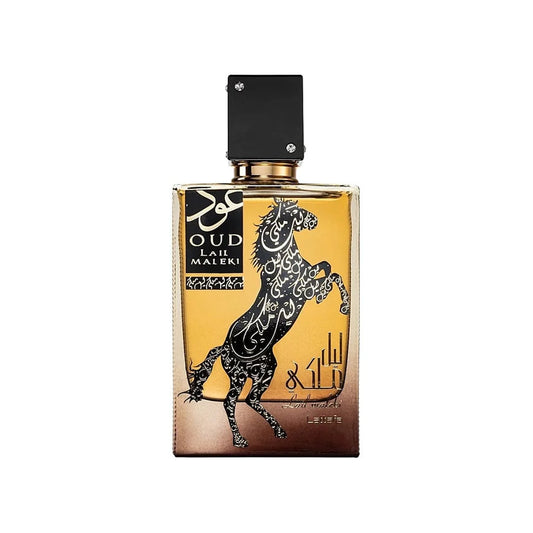 "Lattafa Oud Lail Maleki 100 ml Edp – Perfume masculino con oud y ámbar para un impacto inolvidable."