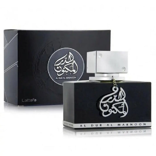 "Lattafa Al Dur Al Maknoon 100 ml Edp – Perfume masculino intenso y sofisticado."