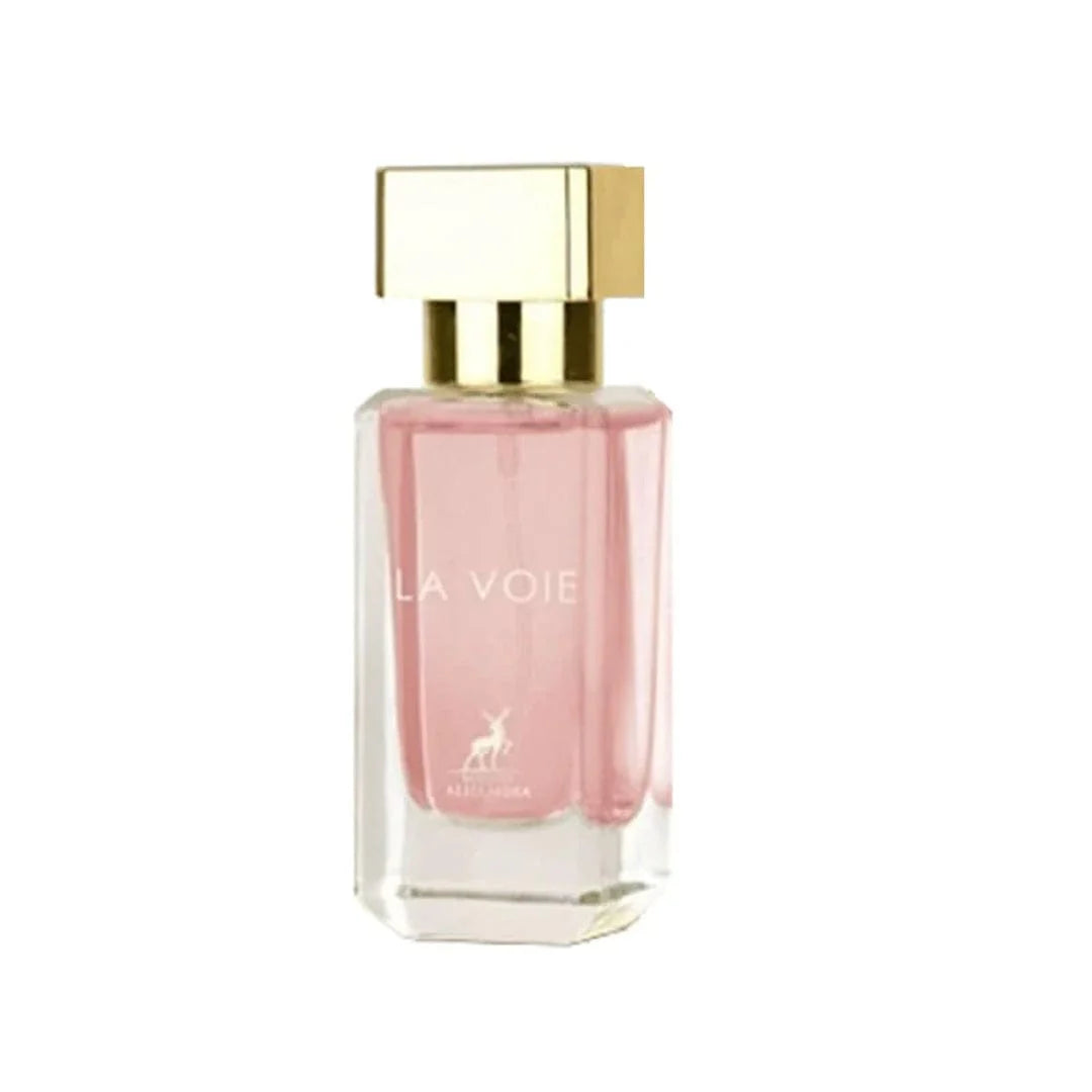 "Maison Alhambra La Voie – Perfume amaderado y especiado con un toque elegante y misterioso."