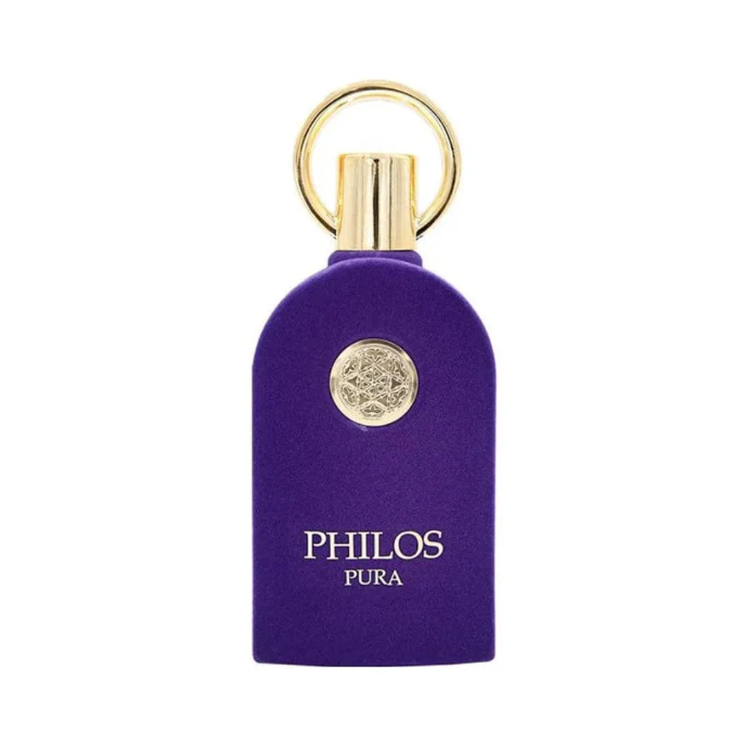 "Lattafa Alhambra Philos Pura 100 ml Edp – Perfume femenino sofisticado y encantador."
