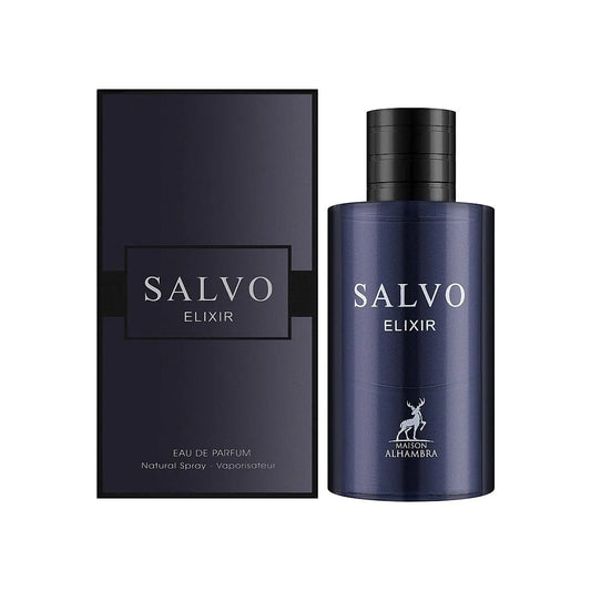 "Maison Alhambra Salvo Elixir – Perfume masculino especiado y sofisticado."