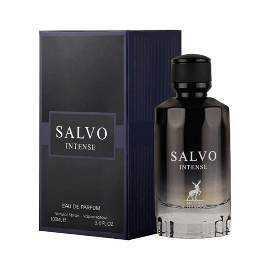 "Maison Alhambra Salvo Intense – Perfume masculino intenso y sofisticado."