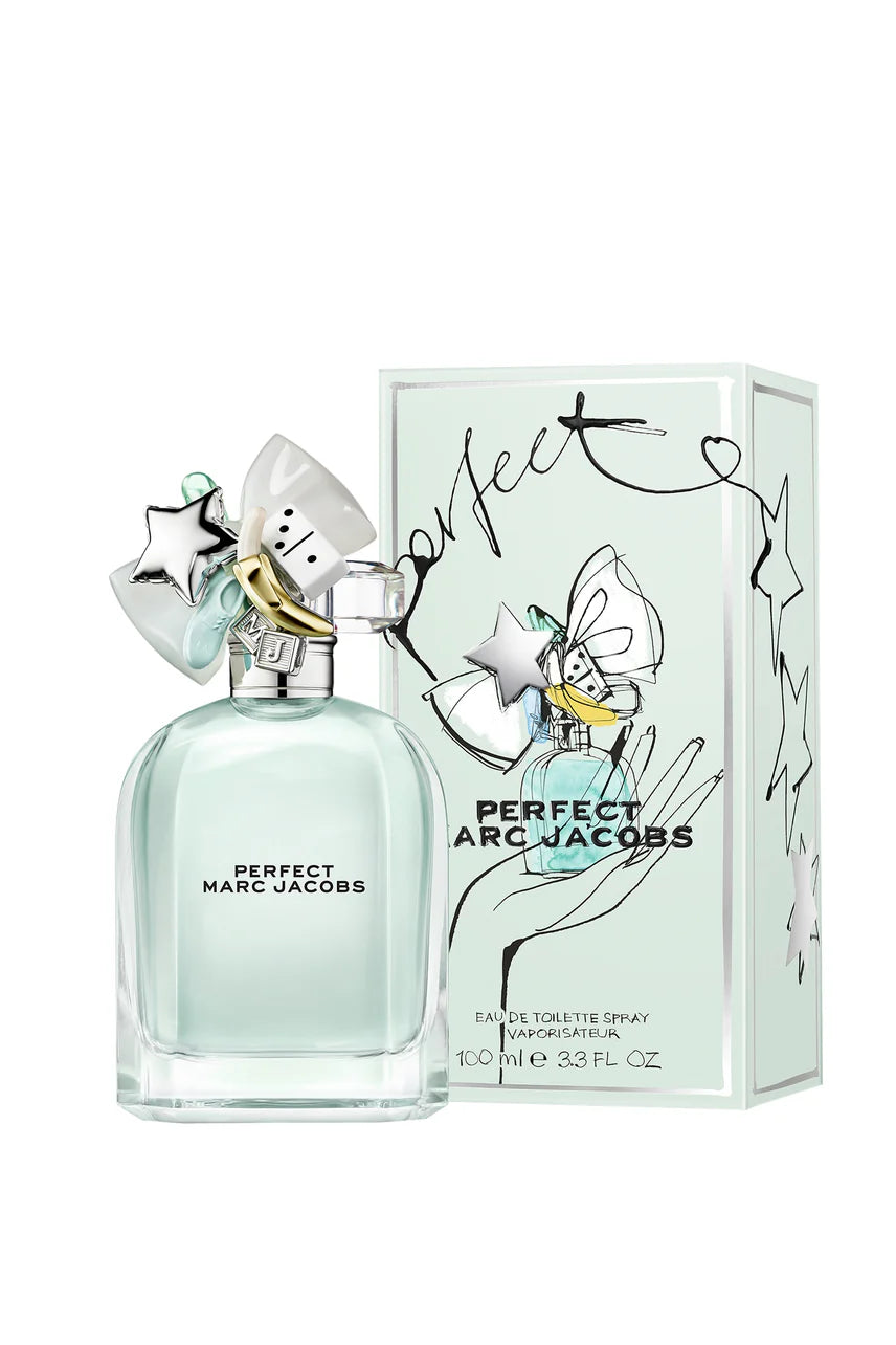 "Marc Jacobs Perfect – Perfume femenino floral y vibrante."