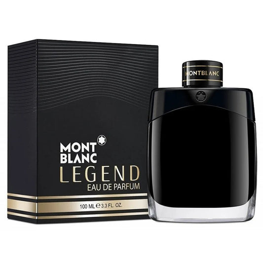 "Mont Blanc Legend Man – Perfume masculino elegante y sofisticado con notas frescas y amaderadas."