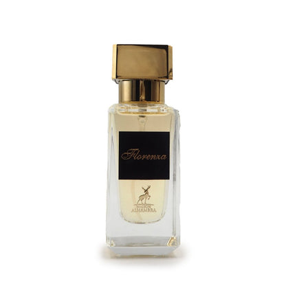 "Maison Alhambra Florenza – Perfume floral-oriental para mujeres sofisticadas."