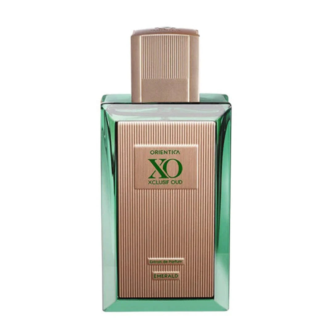 "Orientica Xclusif Emerald – perfume masculino con notas cítricas y amaderadas."