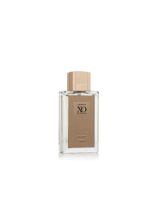 "Orientica Xclusif Classic – perfume masculino amaderado con notas especiadas."