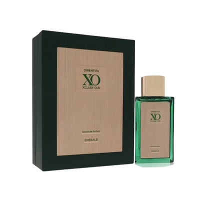 "Orientica Xclusif Emerald – perfume masculino con notas cítricas y amaderadas."
